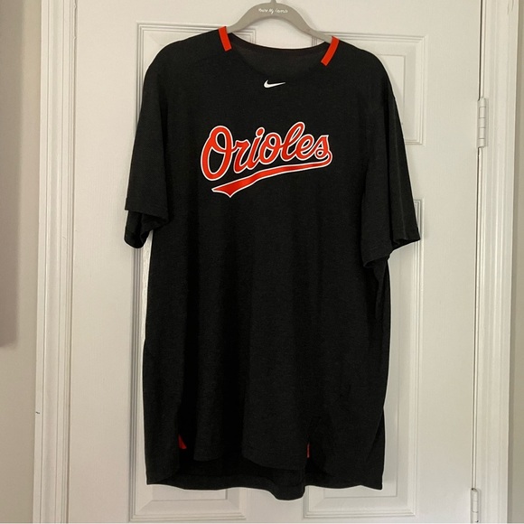 Mens Orioles Size XL Gray Nike Dry-Fit T-Shirt - Picture 1 of 6
